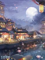 Без бренда «Ночной город на фоне луны» в Новосибирске 