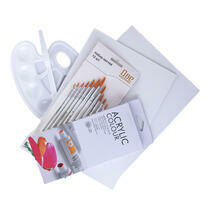 Без бренда «Набор подарочный «Две картинки»: краски акрил 12x12 мл, 2 холста 22x30 на мдф, 10 кистей, мастихин, палитра. Уценка (без упаковки)» в Новосибирске в интернет-магазине в Новосибирске Без бренда «Набор подарочный «Две картинки»: краски акрил 12x12 мл, 2 холста 22x30 на мдф, 10 кистей, мастихин, палитра. Уценка (без упаковки)» в Новосибирске