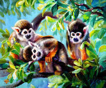 Веселые обезьянки