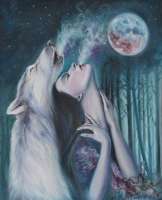 Без бренда «Девушка и волк в полнолуние» в Новосибирске в интернет-магазине в Новосибирске Без бренда «Девушка и волк в полнолуние» в Новосибирске