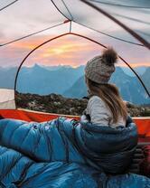 Вид на горы на рассвете