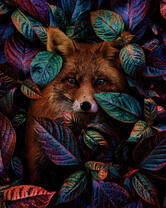 Без бренда «Лисица в яркой листве» в Новосибирске  в интернет-магазине  в Новосибирске Без бренда «Лисица в яркой листве» в Новосибирске