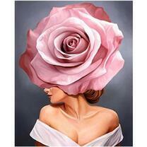 Без бренда «Девушка с розовой розой на голове» в Новосибирске 