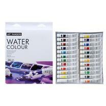 Без бренда «Коробка 24 шт.: Краски акварель «Две картинки» в тюбиках 24 шт. по 12 мл» в Новосибирске 