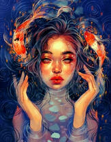 Без бренда «Девушка и карпы кои» в Новосибирске 