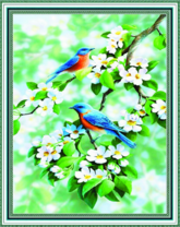 Без бренда «Две птички на цветущей яблоне» в Новосибирске 