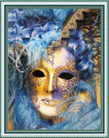 Без бренда «Красочная маскарадная маска в цветах» в Новосибирске 