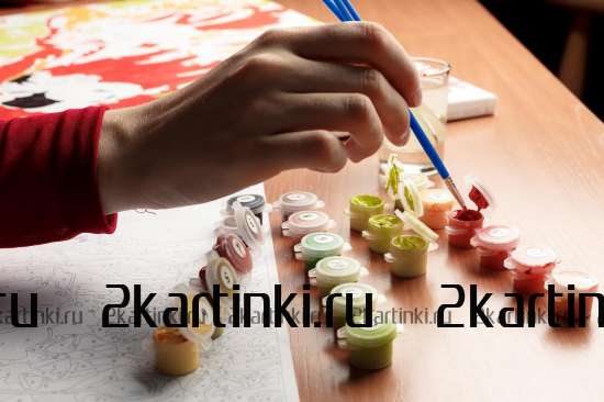 Картина по номерам 40x50 GX8999 Лев в стиле поп-арт за 995 руб. в интернет-магазине в Новосибирске Картина по номерам 40x50 Лев в стиле поп-арт