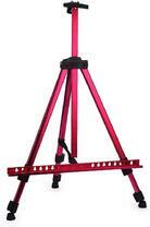 Без бренда «Коробка 25 шт.: Металлический мольберт тренога в чехле, телескопический, красный» в Новосибирске 