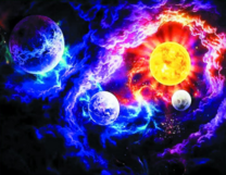 Без бренда «Солнце и планеты среди туч» в Новосибирске 